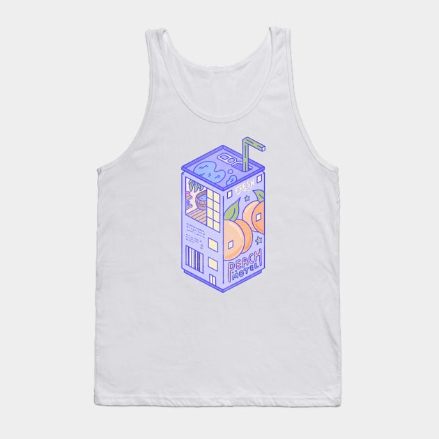 Peach Motel Tank Top by LauraOConnor